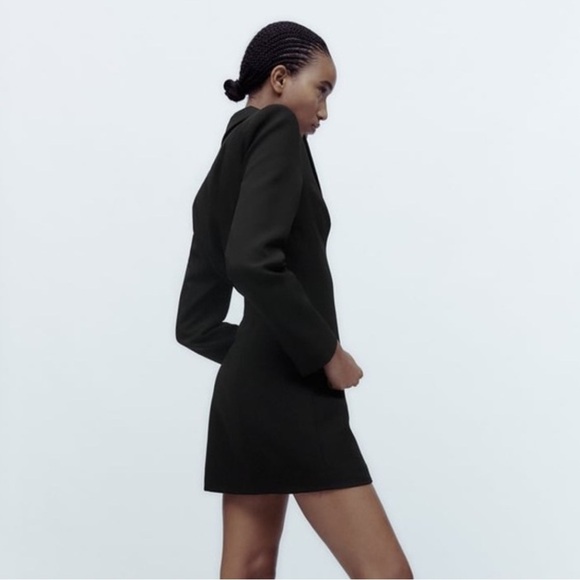 Zara Black Mini Dress - Picture 6 of 12